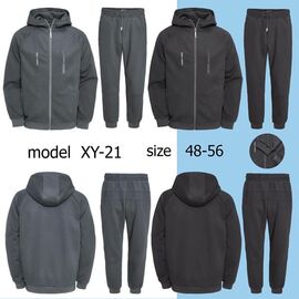 Фотография Костюм спортивный мужской XY21 grey р.48-56 "Faraon" недорого оптом от прямого поставщика