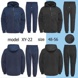 Фотография Костюм спортивный мужской XY22 navy р.48-56 "Faraon" недорого оптом от прямого поставщика