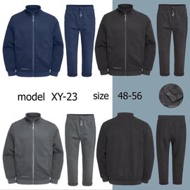 Фотография Костюм спортивный мужской XY23 navy р.48-56 "Faraon" недорого оптом от прямого поставщика