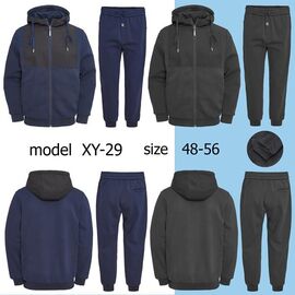 Фотография Костюм спортивный мужской XY29 navy р.48-56 "Faraon" недорого оптом от прямого поставщика