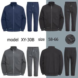 Фотография Костюм спортивный мужской XY30B grey р.58-66 "Faraon" недорого оптом от прямого поставщика