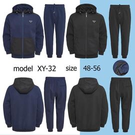 Фотография Костюм спортивный мужской XY32 navy р.48-56 "Faraon" недорого оптом от прямого поставщика