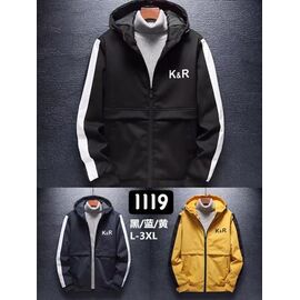 Фотография Ветровка мужская 1119 navy р.L-3XL "Faraon" недорого оптом от прямого поставщика