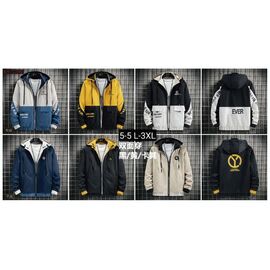 Фотография Ветровка мужская 5-5 black-yellow р.L-3XL "Faraon" недорого оптом от прямого поставщика