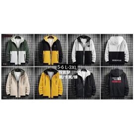 Фотография Ветровка мужская 5-6 black-yellow р.L-3XL "Faraon" недорого оптом от прямого поставщика