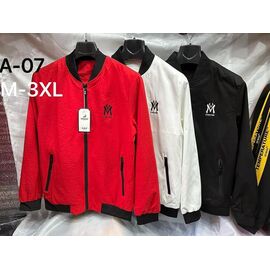 Фотография Ветровка мужская A07 black р.M-3XL "Faraon" недорого оптом от прямого поставщика