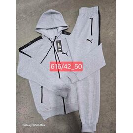 Фотография Костюм спортивный мужской 616 grey р.42-50 "Faraon" недорого оптом от прямого поставщика