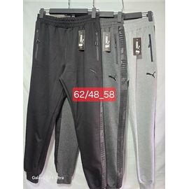 Фотография Штаны спортивные мужские K62 l.grey р.48-58 "Faraon" недорого оптом от прямого поставщика