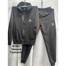 Фотография Костюм спортивный мужской F396 black р.M-3XL "Faraon" недорого оптом от прямого поставщика