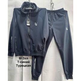Фотография Костюм спортивный мужской F398 navy р.M-3XL "Faraon" недорого оптом от прямого поставщика