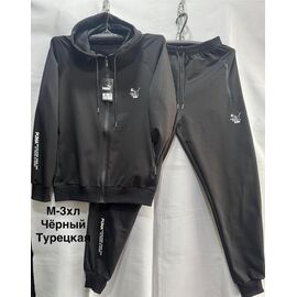 Фотография Костюм спортивный мужской F399 black р.M-3XL "Faraon" недорого оптом от прямого поставщика