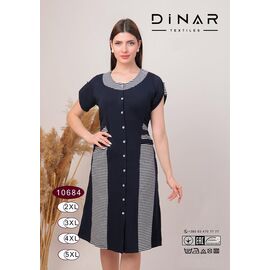 Фотография Халат женский 10684 black р.2XL-5XL "Imlion" недорого оптом от прямого поставщика
