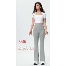 Штани спортивні жіночі 039 grey р.S-XL "NewJeans" недорого оптом від прямого постачальника