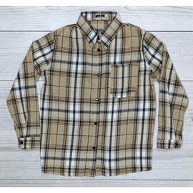 Сорочка жіноча 780 beige-white р.48-52 "Imlion" недорого оптом від прямого постачальника