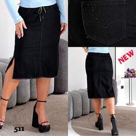 Фотография Юбка женская 511 black р.32-42 "Beki" недорого оптом от прямого поставщика