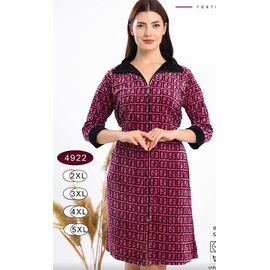 Фотография Халат женский 4922 pink р.2XL-5XL "Imlion" недорого оптом от прямого поставщика