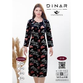 Фотография Халат женский 90006-018 black р.2XL-5XL "Imlion" недорого оптом от прямого поставщика