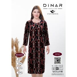 Фотография Халат женский 90006-012 brown р.2XL-5XL "Imlion" недорого оптом от прямого поставщика