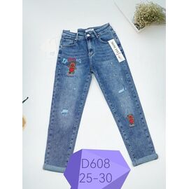 Джинси жіночі D608 l.blue р.25-30 "NewJeans" недорого оптом від прямого постачальника