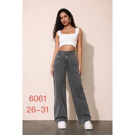 Джинси жіночі 6061 grey р.26-31 "NewJeans" недорого оптом від прямого постачальника