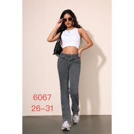 Джинси жіночі 6067 grey р.26-31 "NewJeans" недорого оптом від прямого постачальника