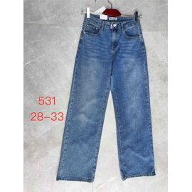 Джинси жіночі 531 blue р.28-33 "NewJeans" недорого оптом від прямого постачальника