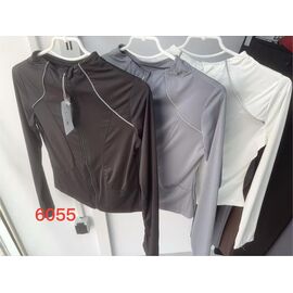 Фотография Кофта спортивная женская 6055 black р.S-2XL "NewJeans" недорого оптом от прямого поставщика