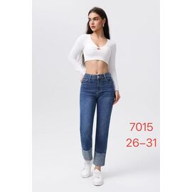 Джинси жіночі 7015 blue р.26-31 "NewJeans" недорого оптом від прямого постачальника