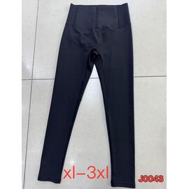 Фотография Лосины женские J0043 black р.XL-3XL "NewJeans" недорого оптом от прямого поставщика