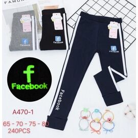 Фотография Штаны детские спортивные на девочку A470-1 mix р.65-80 "Redoor" недорого оптом от прямого поставщика