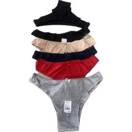 Фотография Трусы женские 670-01 mix р.M-2XL "Anibur" недорого оптом от прямого поставщика