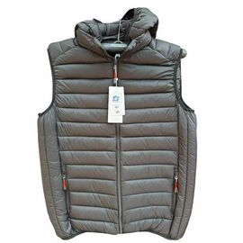 Фотография Жилетка мужская 001 grey р.XL-5XL "Faraon" недорого оптом от прямого поставщика