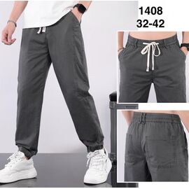 Фотография Штаны мужские 1408 grey р.32-42 "Faraon" недорого оптом от прямого поставщика
