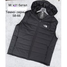 Фотография Жилетка мужская X11 d.grey р.58-66 "Faraon" недорого оптом от прямого поставщика