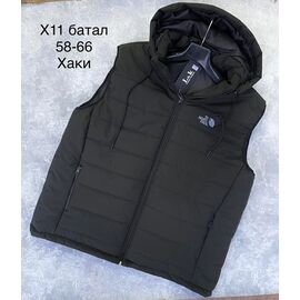 Фотография Жилетка мужская X11 khaki р.58-66 "Faraon" недорого оптом от прямого поставщика