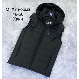 Фотография Жилетка мужская X7 khaki р.48-56 "Faraon" недорого оптом от прямого поставщика