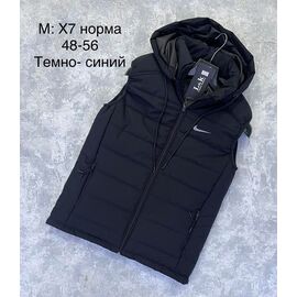 Фотография Жилетка мужская X7 navy р.48-56 "Faraon" недорого оптом от прямого поставщика