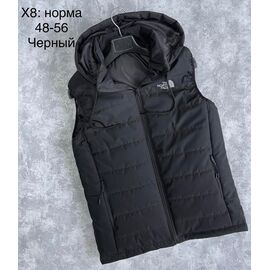 Фотография Жилетка мужская X8 black р.48-56 "Faraon" недорого оптом от прямого поставщика
