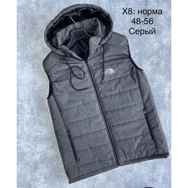 Фотография Жилетка мужская X8 grey р.48-56 "Faraon" недорого оптом от прямого поставщика
