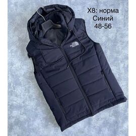 Фотография Жилетка мужская X8-1 navy р.48-56 "Faraon" недорого оптом от прямого поставщика