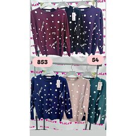 Фотография Свитер женский 853 mix р.54 "Lola" недорого оптом от прямого поставщика