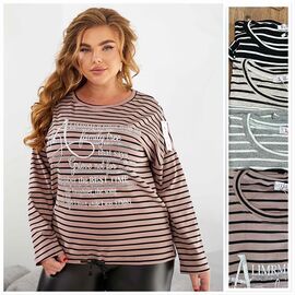 Фотография Свитер женский LL136 mix р.52-54 "Lola" недорого оптом от прямого поставщика