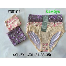 Фотография Трусы женские Z30102-2 mix р.4XL-6XL "Redoor" недорого оптом от прямого поставщика