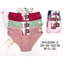 Фотография Трусы женские 2296-4 mix р.M-XL "Redoor" недорого оптом от прямого поставщика