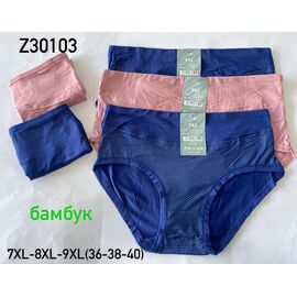 Фотография Трусы женские Z30103-1 mix р.7XL-9XL "Redoor" недорого оптом от прямого поставщика