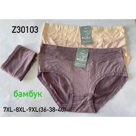 Фотография Трусы женские Z30103-2 mix р.7XL-9XL "Redoor" недорого оптом от прямого поставщика