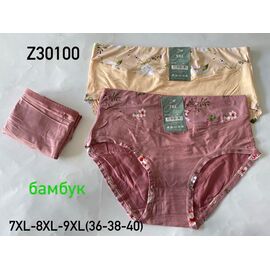 Фотография Трусы женские Z30100-1 mix р.7XL-9XL "Redoor" недорого оптом от прямого поставщика
