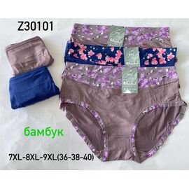 Фотография Трусы женские Z30101 mix р.7XL-9XL "Redoor" недорого оптом от прямого поставщика