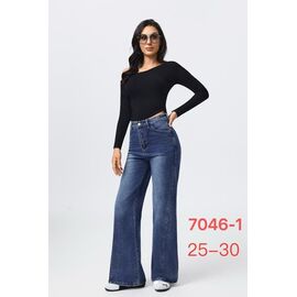 Джинси жіночі 7046-1 blue р.25-30 "NewJeans" недорого оптом від прямого постачальника