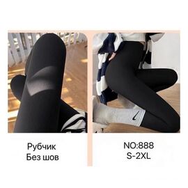 Фотография Лосины женские 888 black р.S-2XL "Redoor" недорого оптом от прямого поставщика
